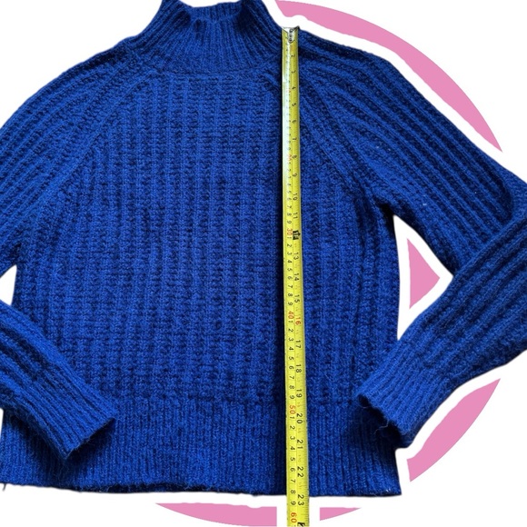 George // Royal Blue // Women's Turtleneck Sweater - Picture 3 of 7